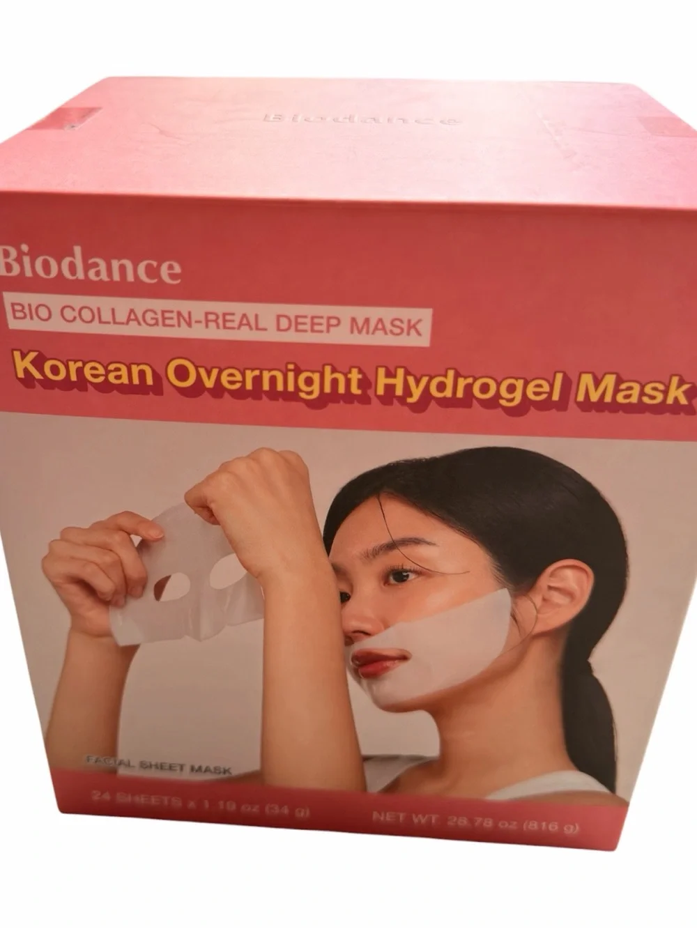 NEW Biodance Korean Overnight Hydrogel Face Mask 24 Sheets, Deep Collagen Sealed